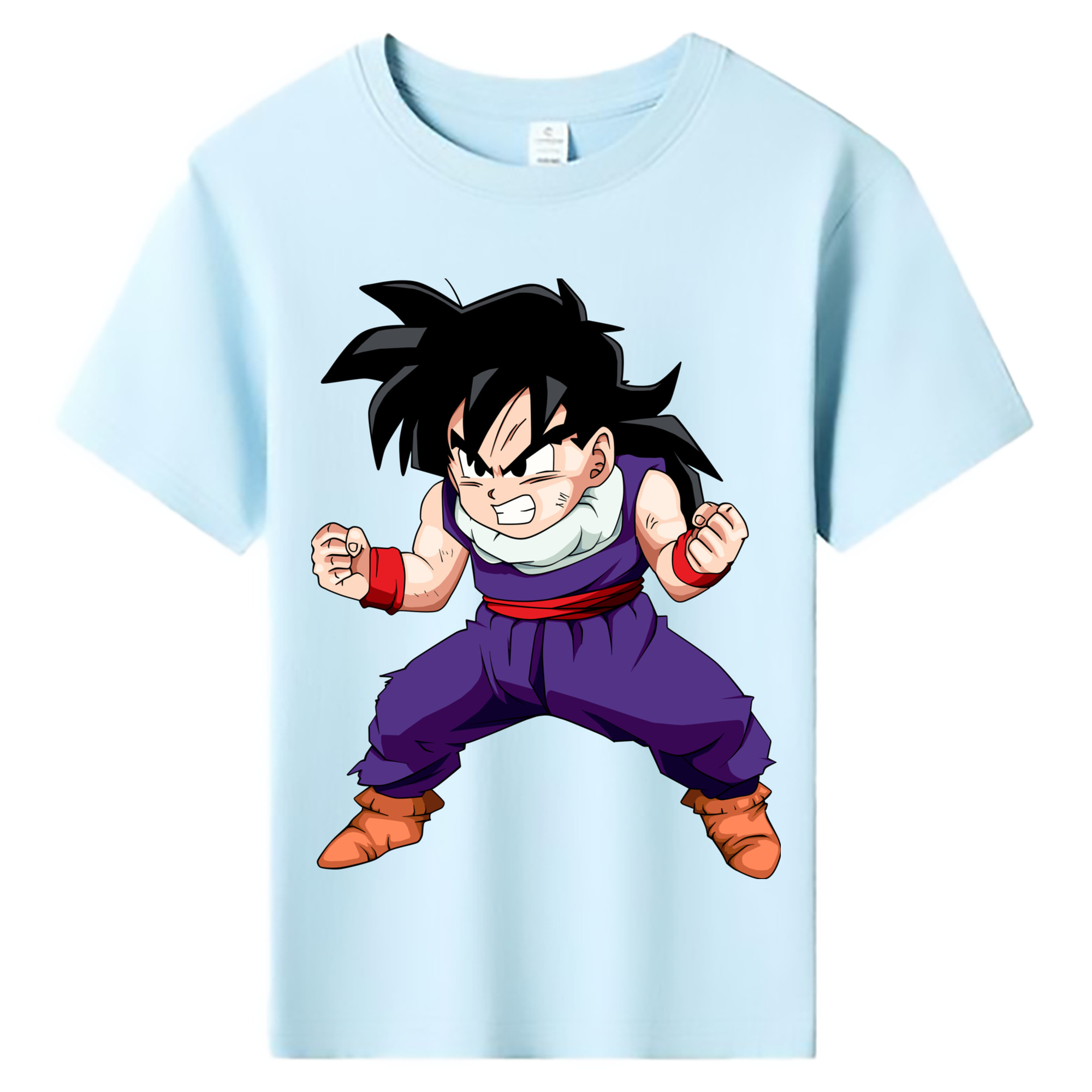 （画像用） ドラゴンボール 孫 悟飯（そんごはん）DRAGON BALL Son Gohan 綿100％キッズTシャツ（フロントプリント）